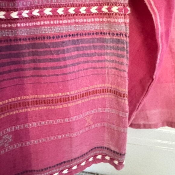 V de Vinster pink cotton blouse. Size medium. - Picture 6 of 10